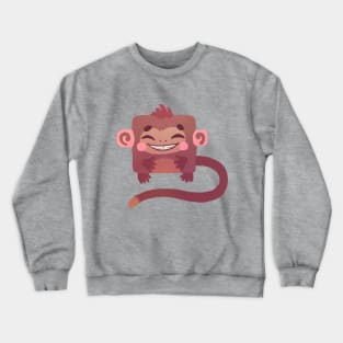 Cute Monkey Crewneck Sweatshirt